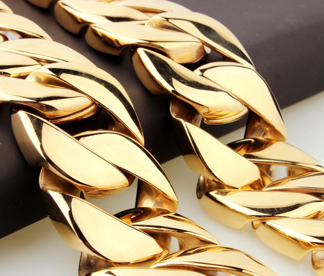 Men's Titanium Steel Vacuum Plating Casting Necklace Men's Titanium Steel Vacuum Plating Casting Necklace