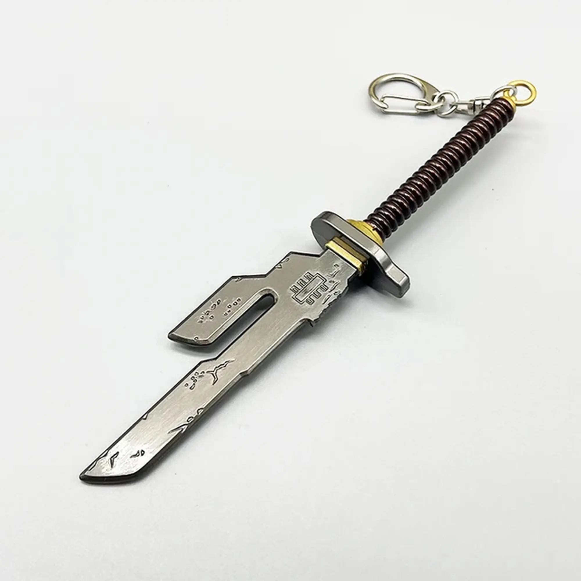 Jujutsu Kaisen Keychain, Fushiguro Toji Inverted Spear of Heaven Metal Weapon Pendant, Collectible Anime Jewelry Gift for Fans, Keychain Collectible, Metal Keychain