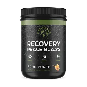 GymPeace Recovery Peace BCAAS - Fruit Punch (45 Servings) Amino Fitness Supplement