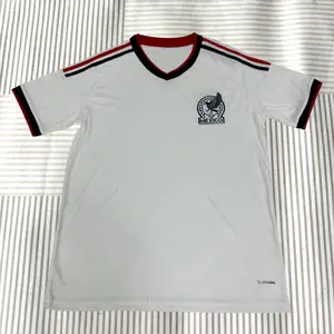 2026 World Cup Mexico Away Home White Short-Sleeved Football Shirt Soccer Jersey