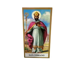 Prayer Card San Cipriano 4"x 2"
