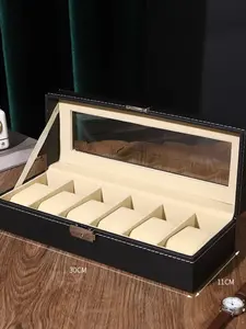 Exquisite visual watch storage box, can be viewed and stored, suitable for the storage and classification of watches and jewelry, can be directly observed inside, Women's Day, Thanksgiving Day, Mother's Day, Father's Day, Valentine's Day