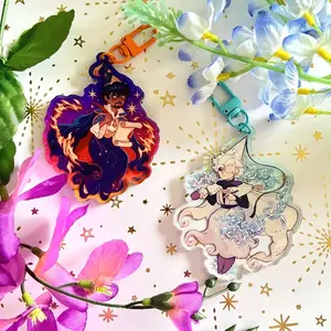 Qifrey and Olruggio Witch hat Atelier Acrylic Keychains