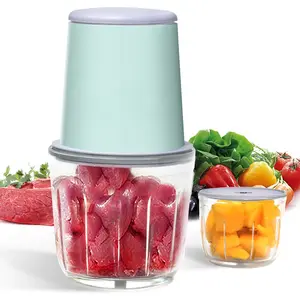 Portable Electric Multifunctional Food Chopper, 350ml/600ml Mini USB Wireless Meat Grinder, Suitable for Vegetables and Meat