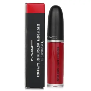 MAC Retro Matte Liquid Lipcolour - # 105 Feels So Grand (Deep True Red) (Matte)