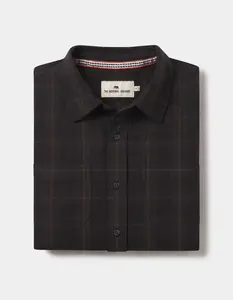 Jackson Lightweight Flannel in Charcoal Plaid