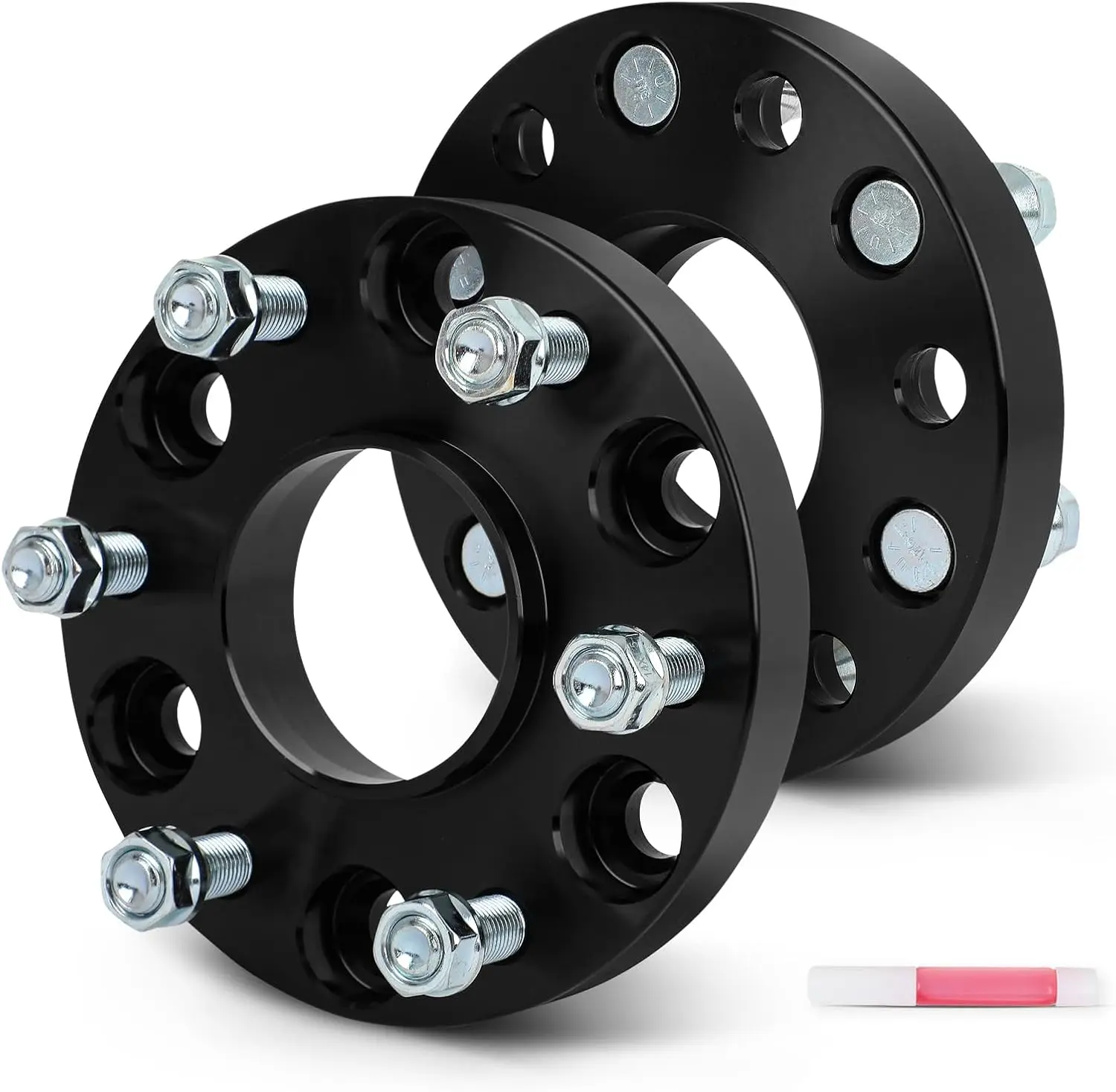 Hub Centric Wheel Spacers 1" 6x5.5 78.1mm Bore for Chevrolet Silverado 1500 Tahoe Suburban 2Pcs | 14x1.5 Studs 6 Lug Adapters for GMC Sierra 1500 Yukon XL for Cadillac Escalade No Vibration