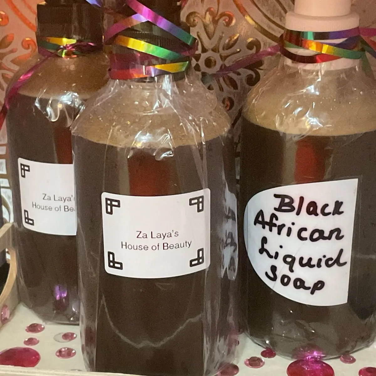 Liquid pure Black African soap Skincare