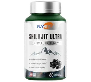 Himalayan Shilajit Mineral Capsules with Herbal Blend, Daily Nutritional Supplement, 60 Vegan Capsules