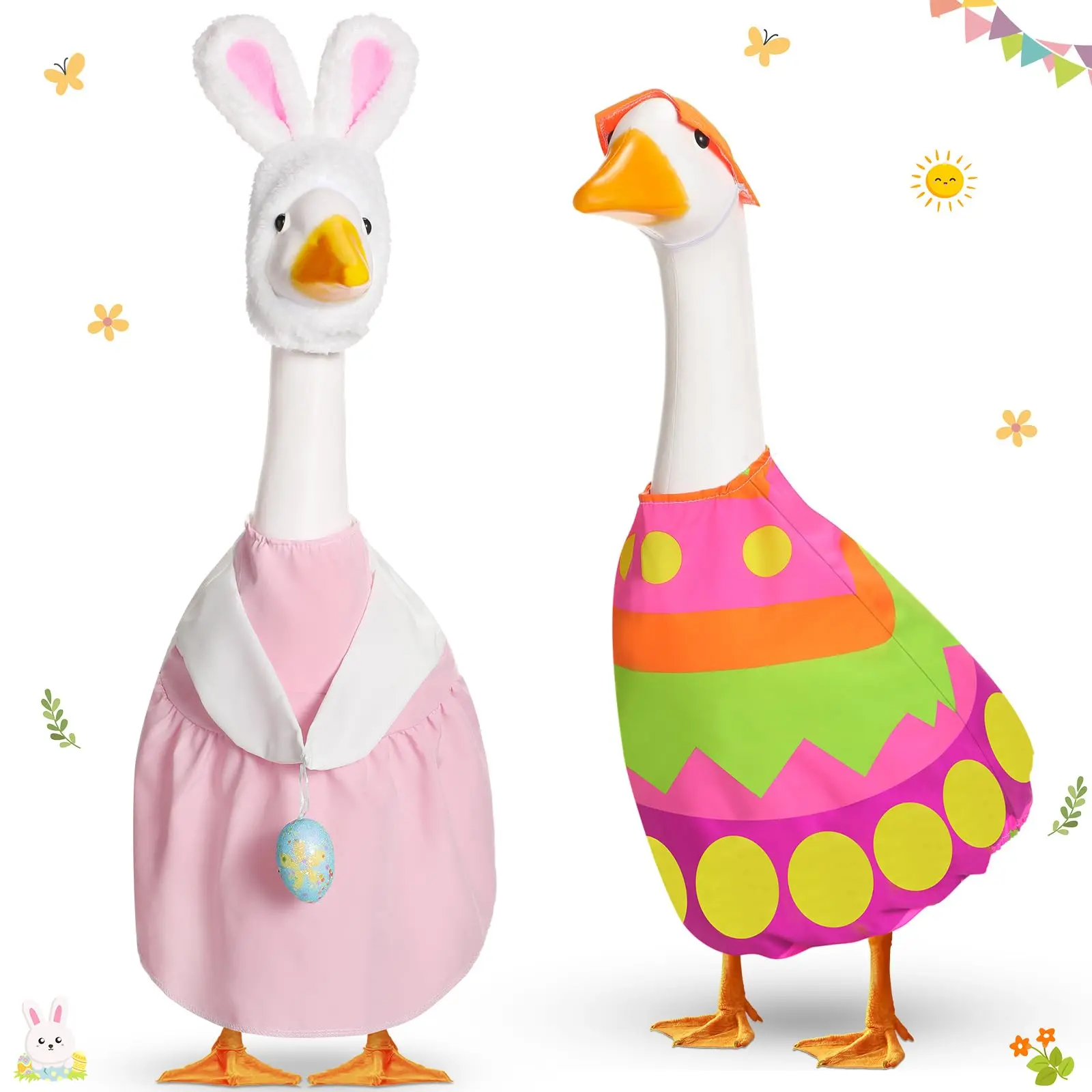 2 Sets, Pink Bunny + Easter Egg