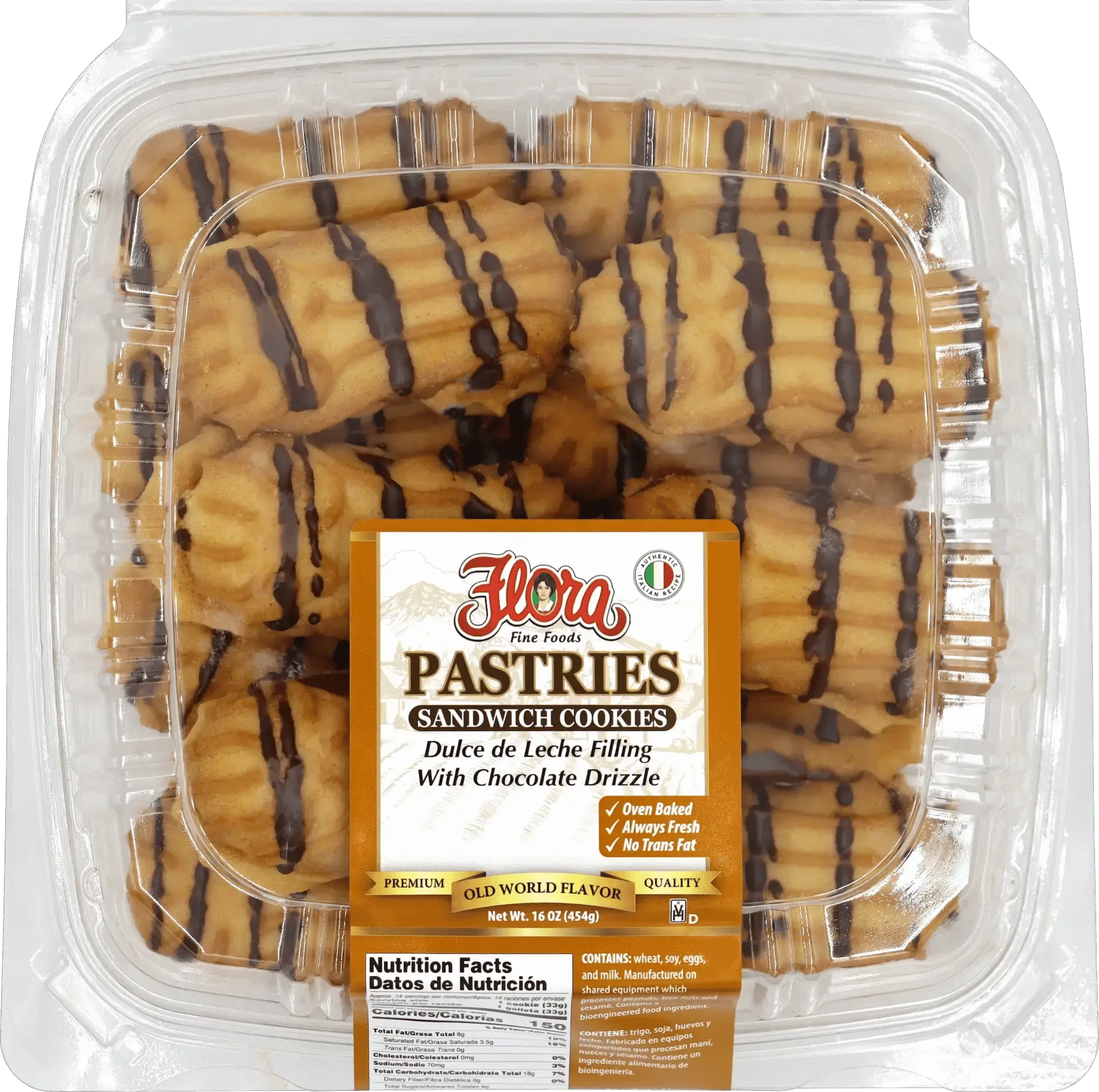 Dulce de Leche - Sandwich Cookies - 16 oz