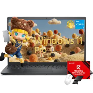 Dell Inspiron 15 Touchscreen Laptop Computer for Student Study and Business, 13th Intel i5-1334U, 8GB DDR4 RAM, 512GB PCIe SSD, 15.6" FHD, WiFi 6, Windows 11 Pro, Recolx AI Voice Recorder CARBON BLACK