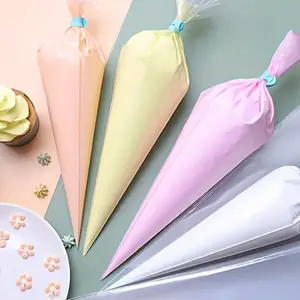 20/50/100/200pcs One-time triangle frosting bag, Pastry Decorating Tools, for cake decoration, biscuits, Cupcakes and DIY dessert essentials, kitchen and restaurant necessities
