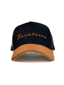 " ZACATECAS "  Signature Black & Brown Cap