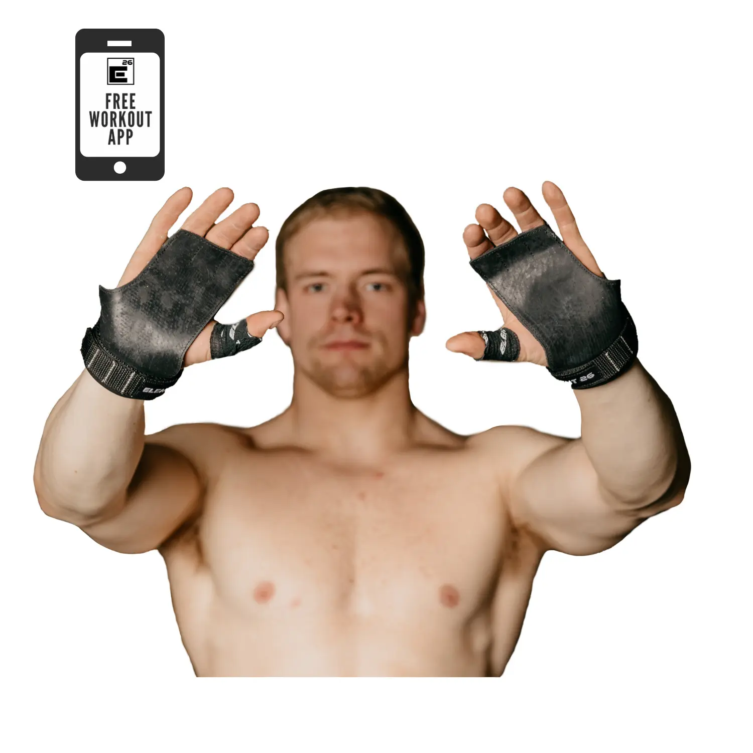 Isogrip Gymnastic Hand Grips for Cross Training - Muscle-Up & Pull-Up Protection for Men and Women - Hand Protection for Weight Lifting and Pull-ups