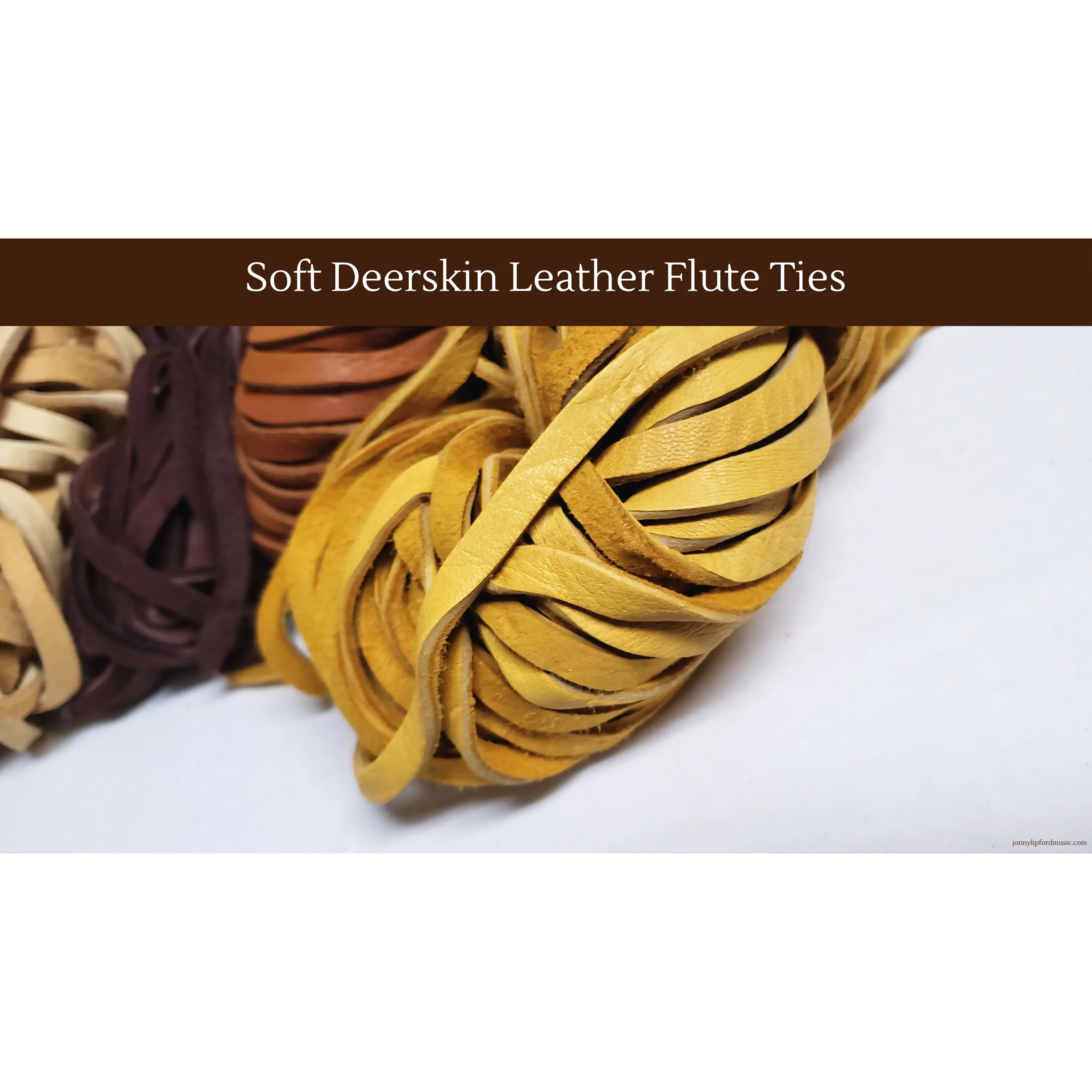 Premium Leather Flute Ties