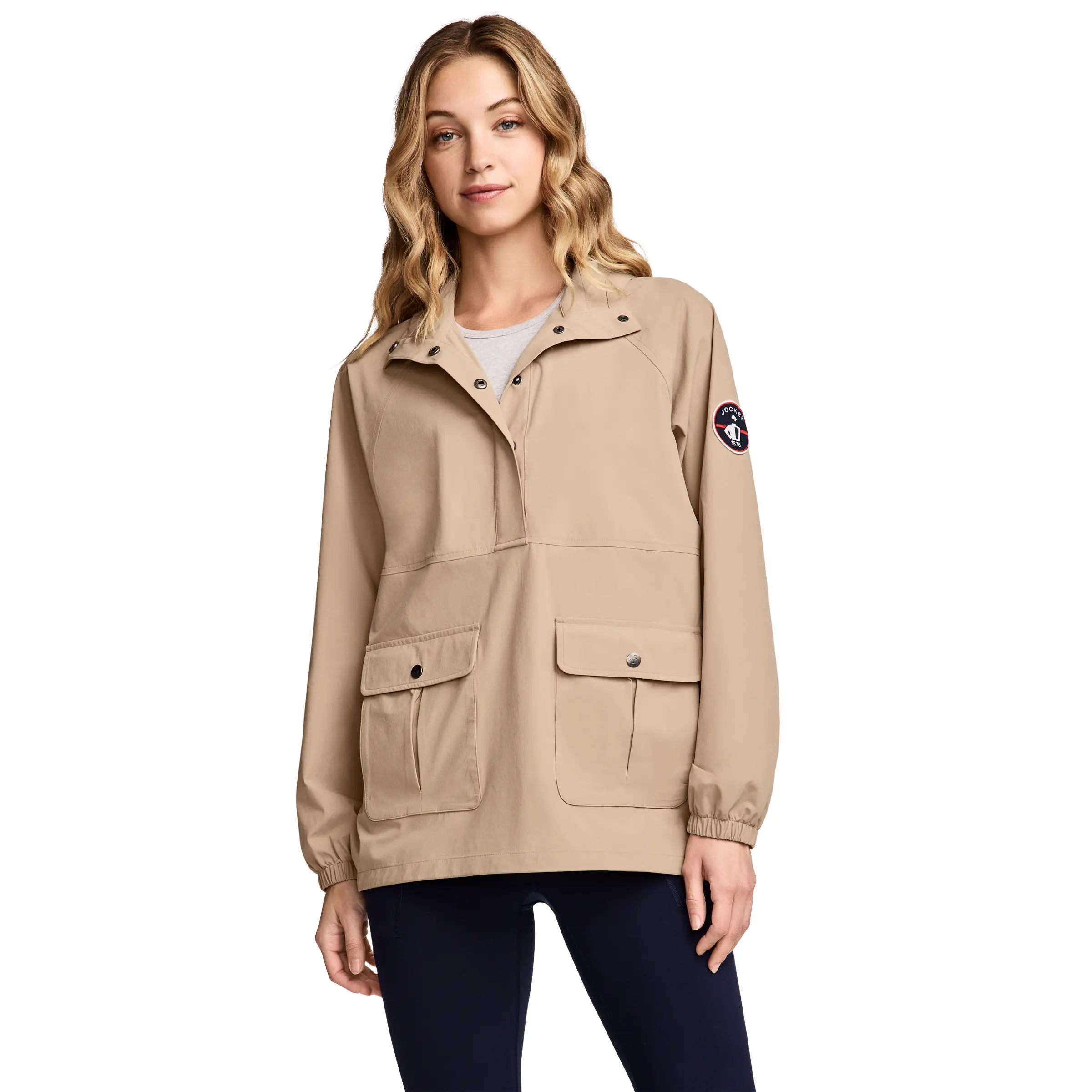 Jockey Women's Jockey 1876 Collection 1/2 Snap Windbreaker