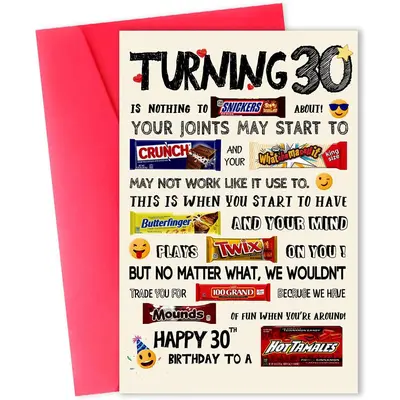 30th Birthday Card for Boyfriend TikTok Shop