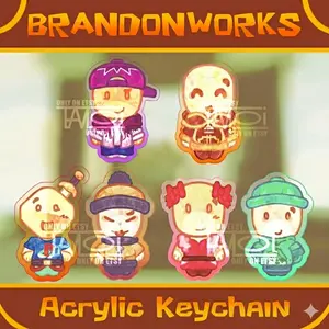 READY TO SHIP | Roblox Arg - Brandon Works | Acrylic Keychain