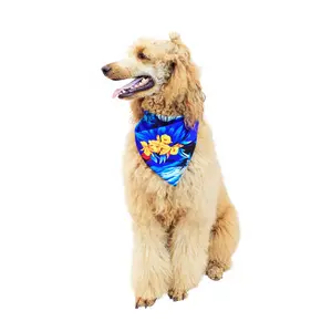 Pet Bandana in Sunset Blue
