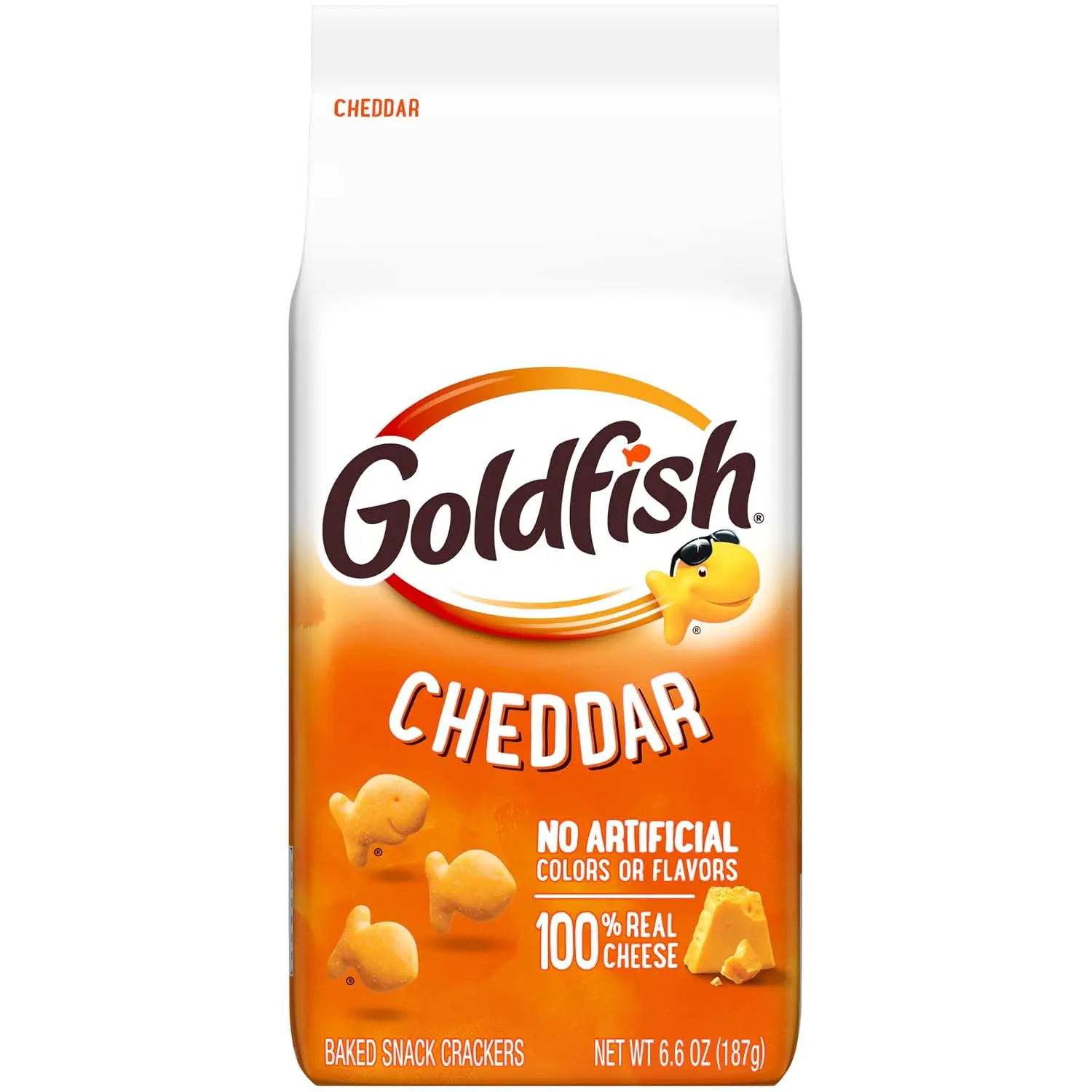 Goldfish Cheddar Baked Snack Crackers, 6.6 Oz Bag