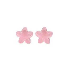 Emi Jay Baby Super Bloom Flower Hair Claw Clip Set in Jelly Peach