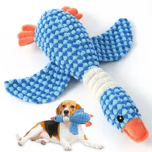 New Dog Pet Toy Two Colors Wild Goose Bite-Resistant Molar Plush Sound Toy Plush Toy