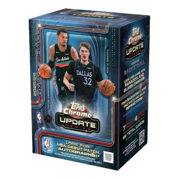 2026 Topps Chrome Update Series Basketball Blaster Box