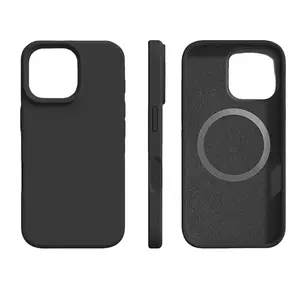 Magnetic Liquid Silicone Case for iPhone 11-16 Pro Max, Full Coverage Durable Protection Shockproof Anti-Drop Design, Compatible with Magsafe Wireless Charging