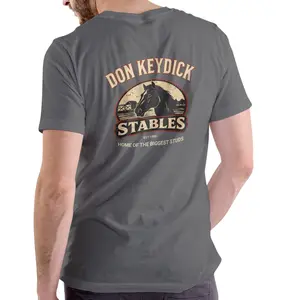 DON KEYDICK STABLES, Funny name T Shirt, Unisex Cotton world tshirts