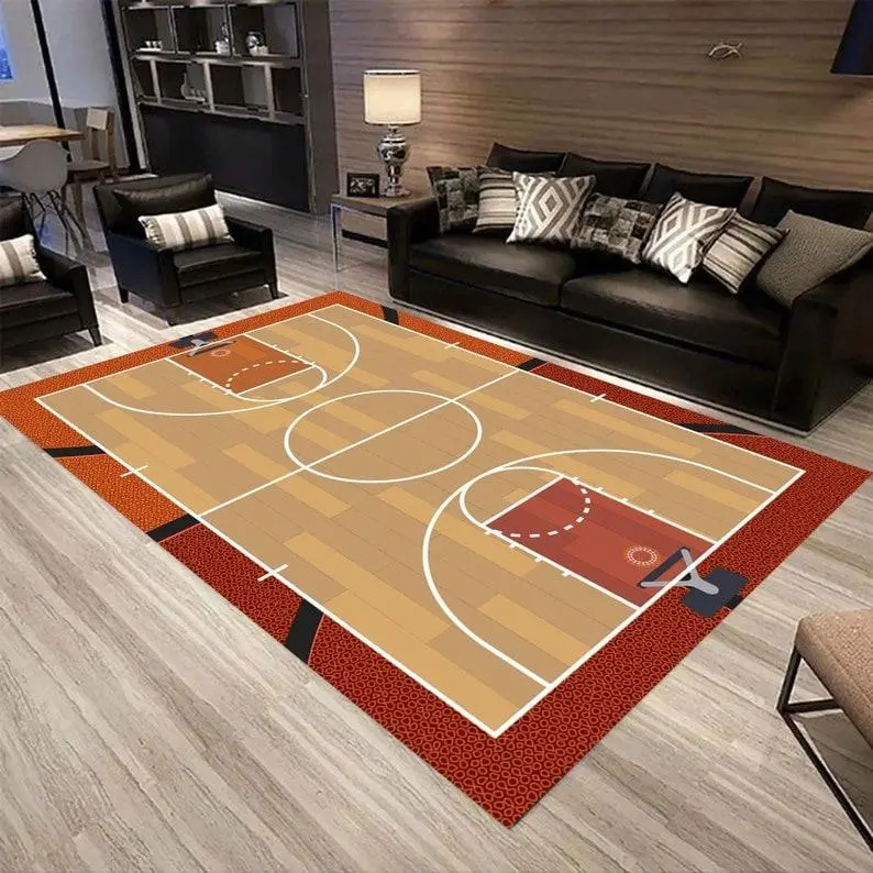 17 Basketball Rug, Sport Rug,Gift For Him,3D Carpet, Gift, Personalized Gift,Boy Room Rug, Boy Room Decor, Kids Rug, Game Rug, graduation gift