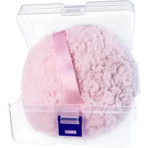 Powder Puff, 6" X 3" Body Powder Puff, Oversize Dust Puffs for Women, Soft and Comfortable Body Powder Puff and Container