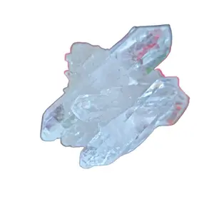 Lemurian Quartz Cluster - Translucent Gemstone with Unique Crystalline Features