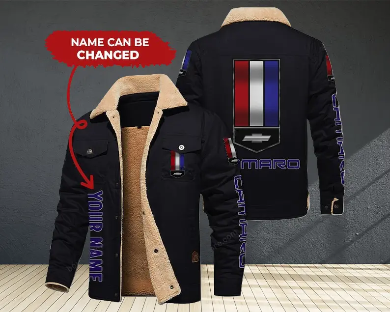 Personalized Cam.aro Jacket, Cargo Fleece Lined Cotton Jacket, Vintage Style, Cam.aro logo, Cam.aro Jacket, Vintage jacket