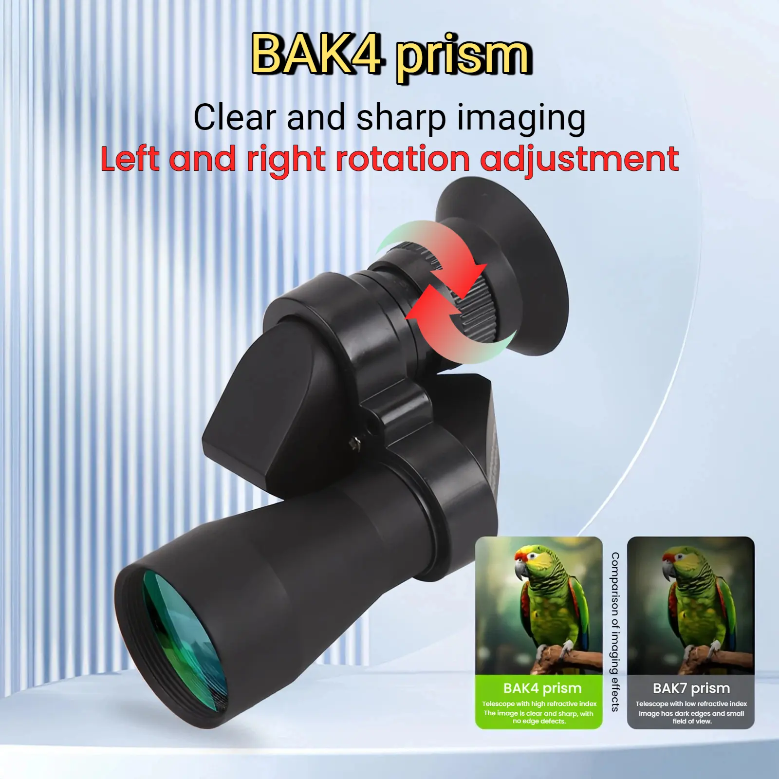 Portable Refractor Outdoor Monocular Telescope - Telescopic, High-Definition, High-Magnification Zoom with Phone Adapter for Hunting, Camping, Outdoor Monocular Telescopes