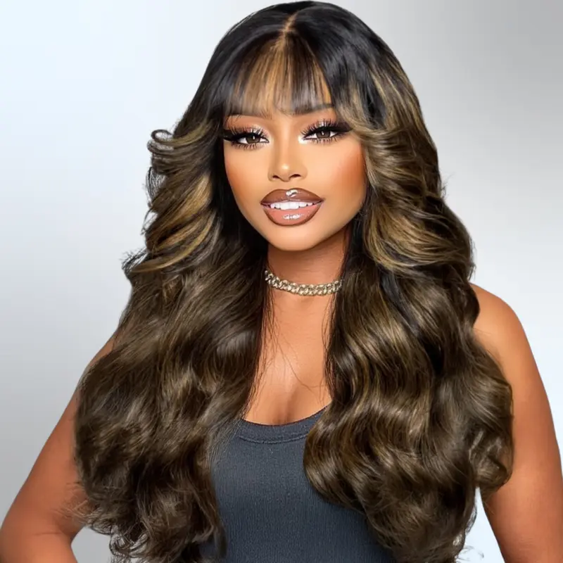 curtain bangs wig amazon - TikTok Shop display picture 1