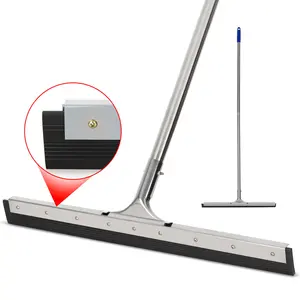 Floor Squeegee Commercial Rubber squeegee Heavy Duty Long Handle Squeegee squeege water broom