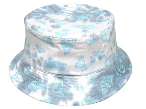 Bokeh Cotton Adults Bucket Hat Winter Fishing Beach Festival Sun Butterflying