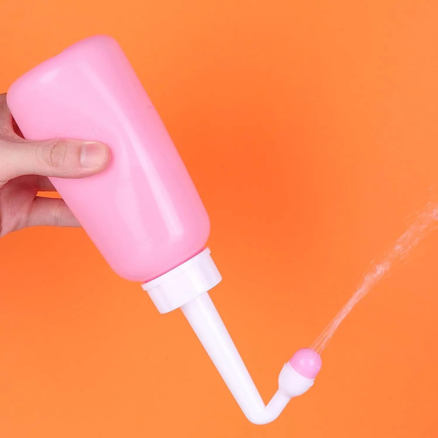 Portable Bidet 350ML, Bidet Attachment, Modern Bidet Sprayer, High Temperature Resistant Design, For Travel Hygiene and Comfort, Travel Bidet Sprayer, Handheld Toilet Bidet, Momwasher Postpartum Clean-Personal Hygiene Care