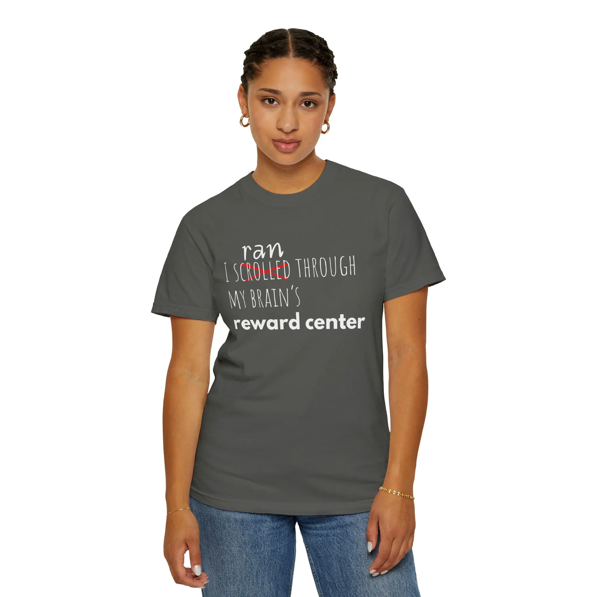 Funny Running T-Shirt for Women, Humor Gym Shirt, Fitness TShirt Gift Idea