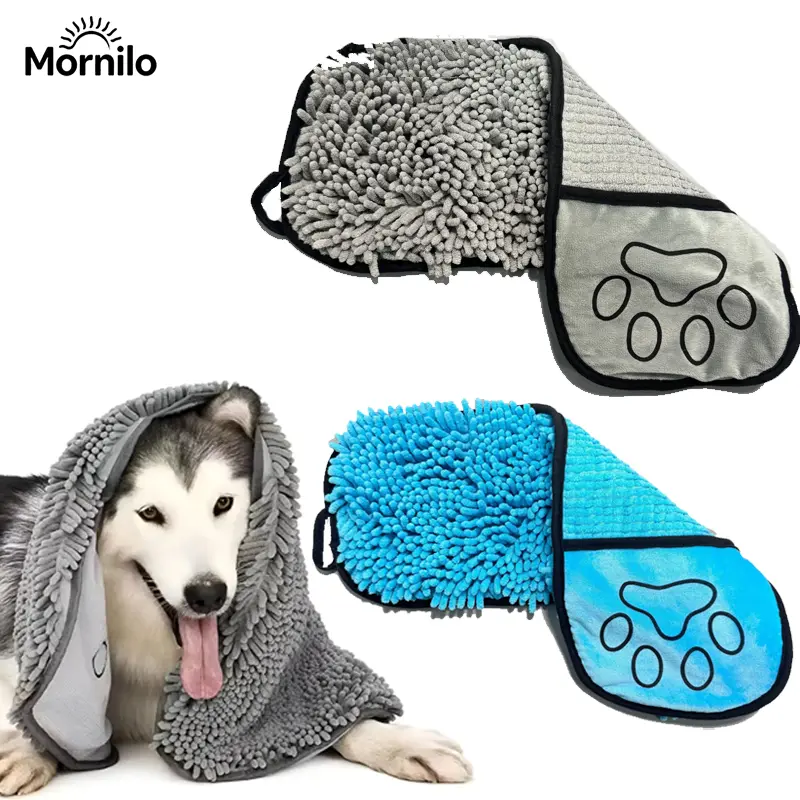 Quick Dry Pet Towel for Dogs and Cats, Super Absorbent Soft Bath Towel, Cozy Pet Drying Towel for Grooming, Bath Time and Everyday Cleaning