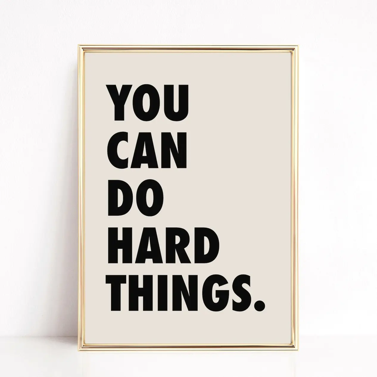 you can do hard things printable wall art | motivational inspirational poster | classroom homeschool decor | kikiandnim