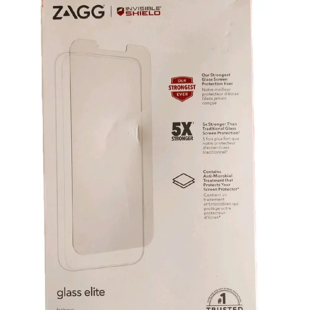 InvisibleShield Glass Elite Screen Protector for iPhone 13 Pro - Clear, Strong Protection Against Scratches, 5X Stronger Than Traditional Glass