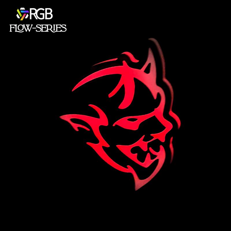 SRT Demon Head LED Grille Emblem (RGB Flow-Series)