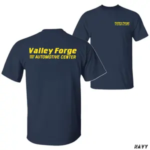Valley Forge Automotive Center T-Shirt, Vintage Car Repair Graphic Tee, Soft Cotton Blend Shirt, Funny TV Show Apparel for Men & Women, Movie Fan Gift