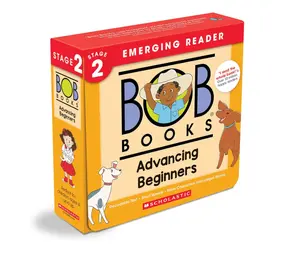 Bob Books - Advancing Beginners Box Set of 12 Paperbacks | Decodable Phonics Books, Ages 4 and up, Kindergarten (Stage 2: Emerging Reader)