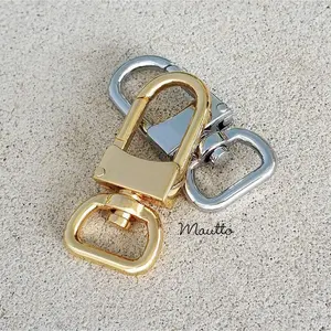 Clips for LV Luggage Tags - Two Sizes - Gold-tone or Silver-tone