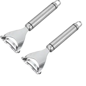 Stainless Steel Corn Stripper Tool Corn Cob Peeler, Kernel Remover and Cutter for Quick Corn Threshing, Durable Kitchen Gadget for Fresh Corn Preparation