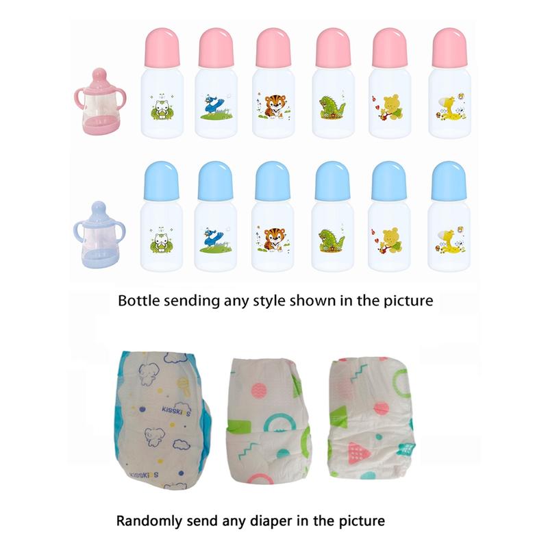 45 CM Asleep Reborn Baby Doll Toy Cloth Body Vinyl Limbs Lifelike Black Brown Skin Smile Babies Doll Kid Birthday Gift Collectable Humanoid Toys Lifelike Newborn Doll (Some Parts Random, Including Pacifier, Bottle, Diaper And Clothes Set)