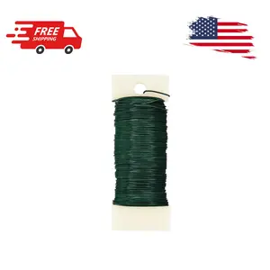 Floral Wire 38 Yards 22 Gauge Paddle Wire for Wreath Making Craft Florist Floral Flower